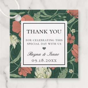 Etiquetas Para Recuerdos Patrón de jardín inglés vintage