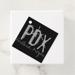 Etiquetas Para Recuerdos PDX Código del Aeropuerto de Portland