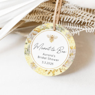 Etiquetas Para Recuerdos Pegatina destinada a ser abeja. Ducha de novia de