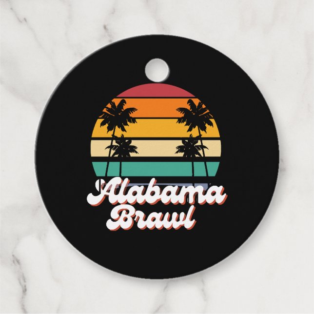 Etiquetas Para Recuerdos Pelea de Alabama  (Anverso)