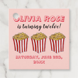 Etiquetas Para Recuerdos Película Noche Sleepover Popcorn Cumpleaños Party