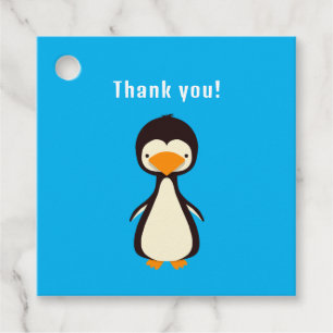 Etiquetas Para Recuerdos Penguin Gracias