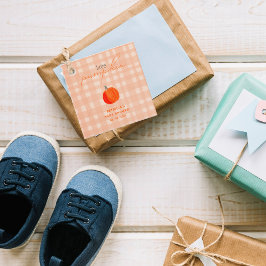 Etiquetas Para Recuerdos Pequeña calabaza Género Neutral Caída Baby Shower