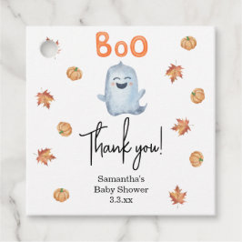 Etiquetas Para Recuerdos Pequeño fantasma - agradecimiento por baby shower