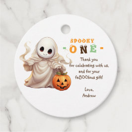 Etiquetas Para Recuerdos Pequeño fantasma de Boo Halloween cualquier edad p