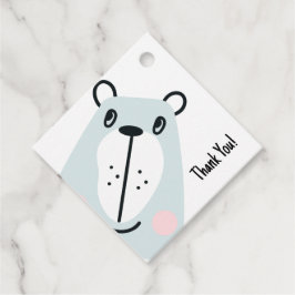 Etiquetas Para Recuerdos Pequeño oso oso gracioso