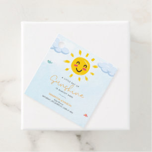 Etiquetas Para Recuerdos Pequeño rayo de sol ducha bebé