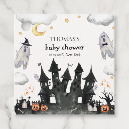Etiquetas Para Recuerdos Pequeño y lindo Boo Ghost House Baby Shower