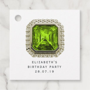 Etiquetas Para Recuerdos Peridot August Birthstone