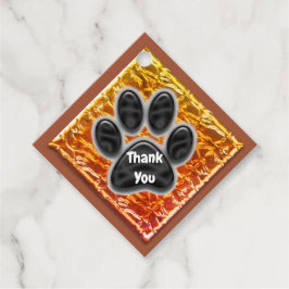 Etiquetas Para Recuerdos Perro Walker Gracias Papas negras