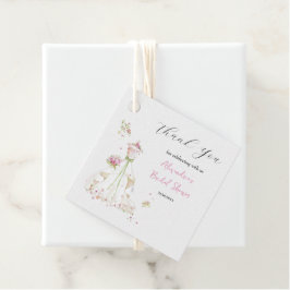Etiquetas Para Recuerdos Personalice el vestido de ducha de novia Gracias