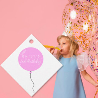 Etiquetas Para Recuerdos Personalised Balloon Party birthday christening 