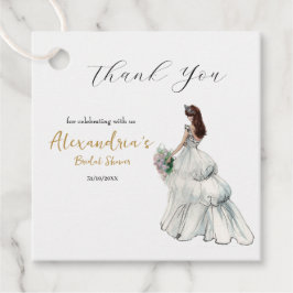 Etiquetas Para Recuerdos Personaliza el vestido de Despedida de Soltera gra