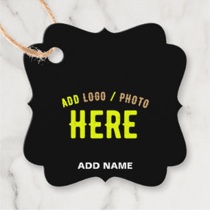 ETIQUETAS PARA RECUERDOS PERSONALIZABLE MODERNO ESTILO NEGRO VERIFICADO MAR