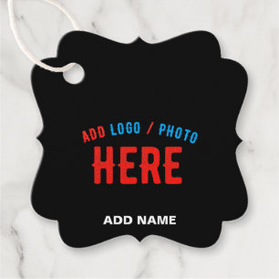 ETIQUETAS PARA RECUERDOS PERSONALIZABLE MODERNO ESTILO NEGRO VERIFICADO MAR