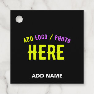 ETIQUETAS PARA RECUERDOS PERSONALIZABLE MODERNO ESTILO NEGRO VERIFICADO MAR