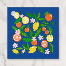 Etiquetas Para Recuerdos Personalizado de Celebración de Citrus BABY SHOWER