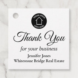 Etiquetas Para Recuerdos Personalizado de logotipos de empresas inmobiliari