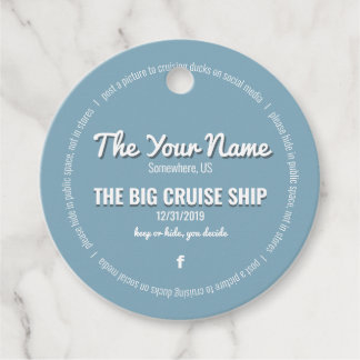 Etiquetas Para Recuerdos Personalizado de los patines de crucero