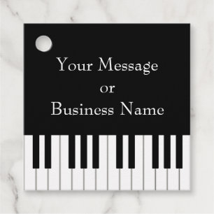 Etiquetas Para Recuerdos Personalizado de ocasiones musicales de teclado de