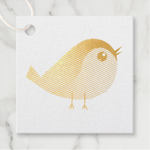 Etiquetas Para Recuerdos Personalizado de pájaro de Sparrow