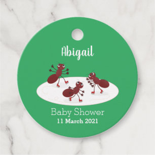 Etiquetas Para Recuerdos Personalizado de patinaje sobre hielo de hormigas