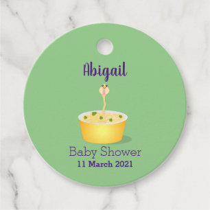 Etiquetas Para Recuerdos Personalizado de serpientes de fideos de pelo hues