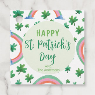 Etiquetas Para Recuerdos PERSONALIZADO feliz Día de San Patricio