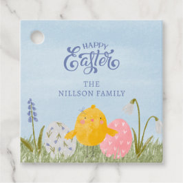 Etiquetas Para Recuerdos Personalizado Feliz Pascua lindo
