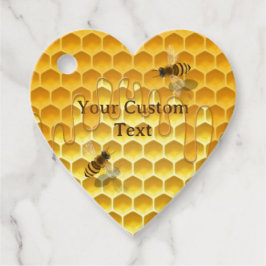 Etiquetas Para Recuerdos Personalizado Honeybees Honeycomb