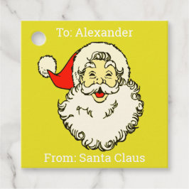 Etiquetas Para Recuerdos Personalizado Nombre personalizado Papá Noel amari