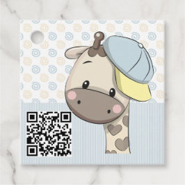 Etiquetas Para Recuerdos Personalizado Personalizado Baby Boy Giraffe