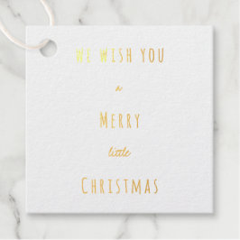 Etiquetas Para Recuerdos Personalizado Texto Oro Rojo Merry Navidades peque