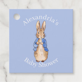 Etiquetas Para Recuerdos Personalizar el Baby Shower de Peter the rabbit