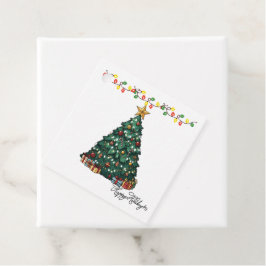 Etiquetas Para Recuerdos Personalized Happy Holiday Favor Tags