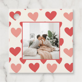 Etiquetas Para Recuerdos Personalized Valentine Photo Heart Favor Tags