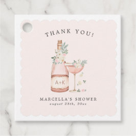 Etiquetas Para Recuerdos Pétalos y Prosecco Despedida de Soltera Bridal Sho
