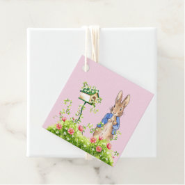 Etiquetas Para Recuerdos Peter el conejo en su jardín