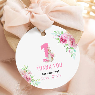 Etiquetas Para Recuerdos Peter Rabbit   Primer cumpleaños Gracias