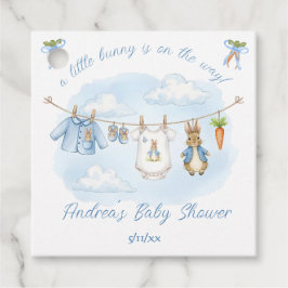 Etiquetas Para Recuerdos Peter the Rabbit Clothesline Baby Shower
