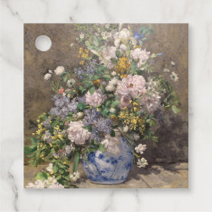 Etiquetas Para Recuerdos Pierre-Auguste Renoir Ramo de Primavera