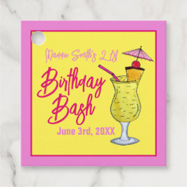 Etiquetas Para Recuerdos Piña Colada Fiesta de cócteles de piña puertorriqu