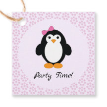 Pingüino Chica de tiempo fiesta