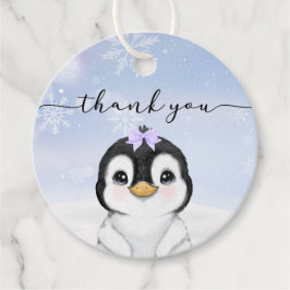 Etiquetas Para Recuerdos Pingüino Gracias Por Favor Tags