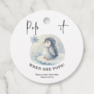 Etiquetas Para Recuerdos Pingüino - Páguelo cuando salte