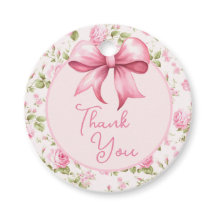 Pink Bow Coquette Gracias