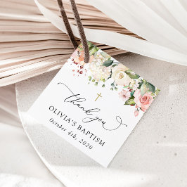 Etiquetas Para Recuerdos Pink Flowers, White Flowers, Boho, Floral Baptism