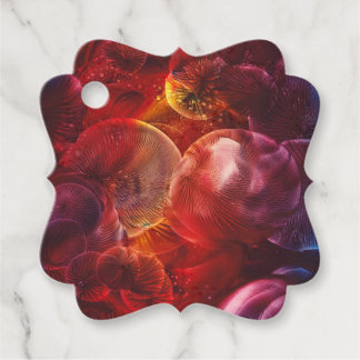 Etiquetas Para Recuerdos Pintura de fantasía con espacio profundo pintado a