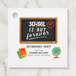 Etiquetas Para Recuerdos Pizarra del profesor de la escuela Fiesta de Jubil