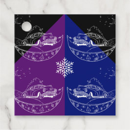 Etiquetas Para Recuerdos Placas de papel para automóvil y árbol